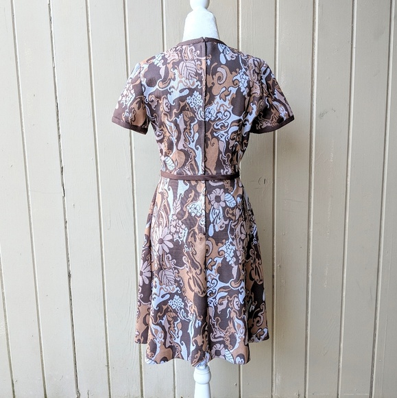 Vintage 1960s Psychedelic Floral Dress - Picture 4 of 8